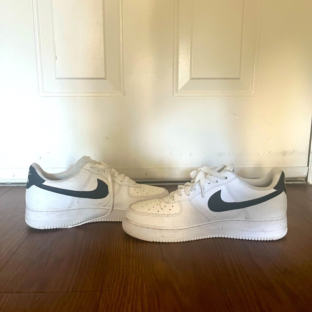 Men’s Nike Air Forcee Ones 
Size: 10
Black and White
PREVIOUSLY WORN | NO BOX